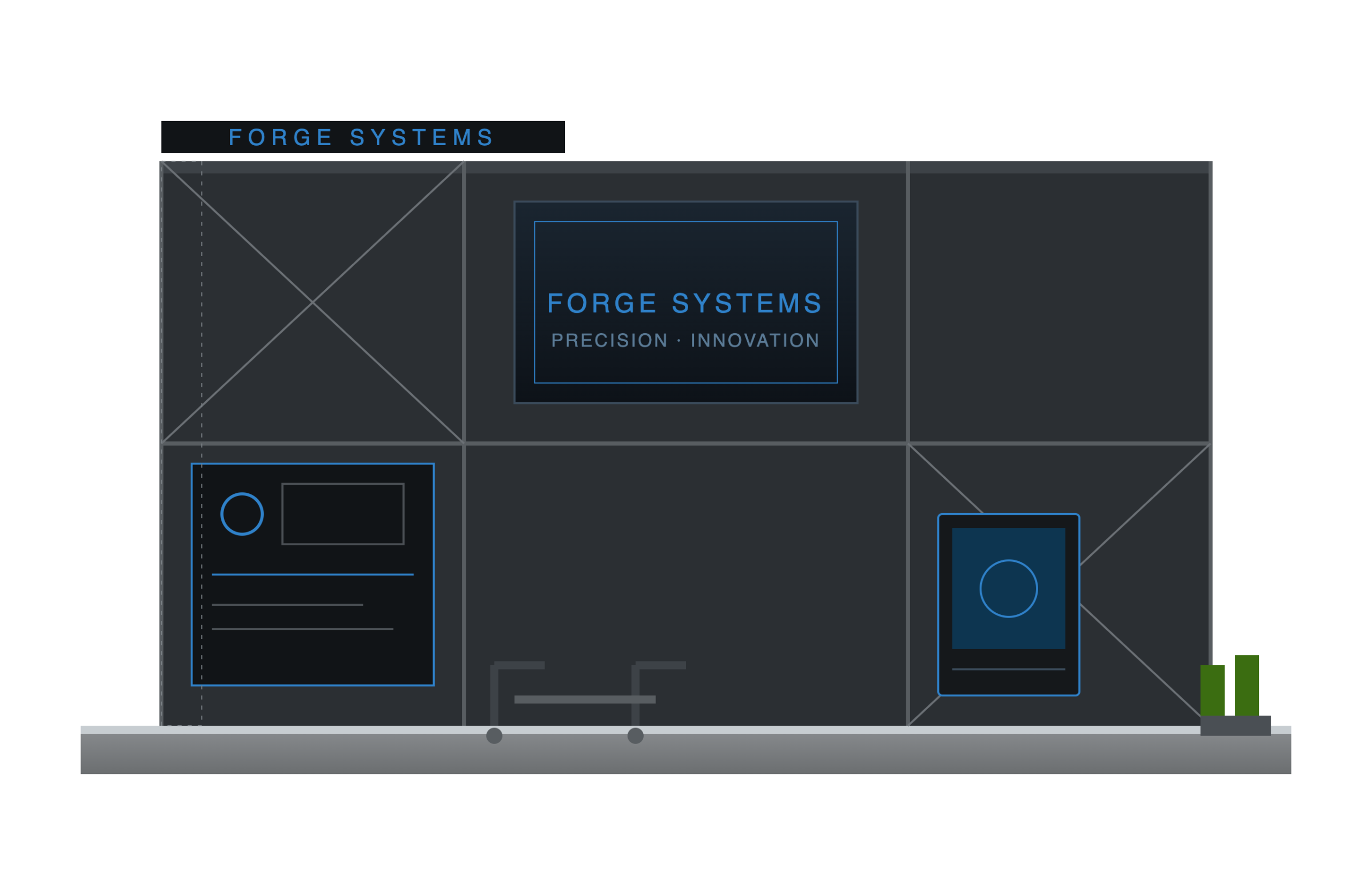 Only layout plan view